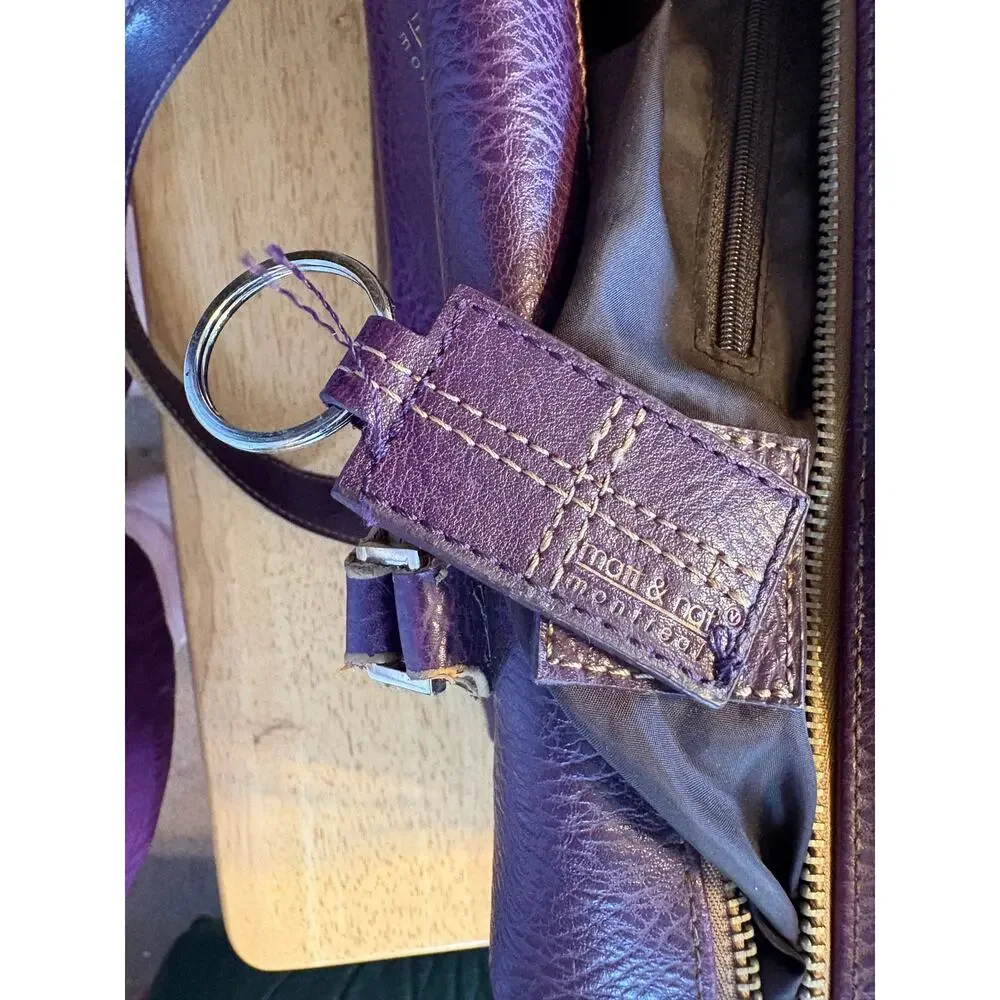 Purple Mat & Nat Satchel Purse